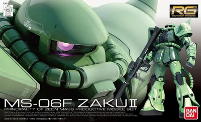 Image de Rg 1/144 Ms-06F Zaku Ii Bl