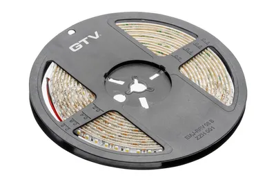 Immagine prodotto di Striscia LED GTV FLASH 3528, 600 LED bianco freddo, 48 W, impermeabile 8 mm, rotolo da 5 m, 12 V