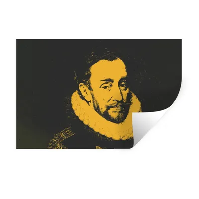 Produktbild von MuchoWow® Wandtattoo Wandsticker Wandaufkleber Wilhelm von Oranien - Adriaen Thomasz - Gemälde 60x40 cm Selbstklebend und Repositionierbar - Wierderverwendbar - Selbstklebend