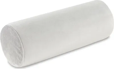 Produktbild von Nákrčník, vankúšik na krk, opierka na krk, vankúšik na krk, vankúšik na čítanie, vankúš na čítanie, cestovný vankúš, velúrová sivá