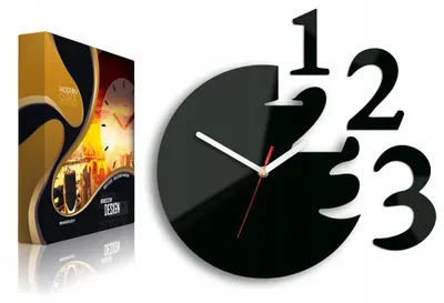 Produktbild von ModernClock Wanduhr DIY Ziffern 3D 30cm
