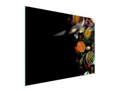 Produktbild von Glasschneidebrett 52x40 Gewürze