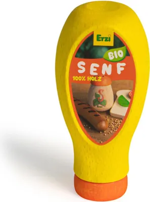 Produktbild von Erzi 19182 Senf Holz für Kaufladen oder Kinderküche
