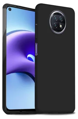 Obrázok produktu pre Silikónové puzdro pre Xiaomi Redmi Note 9T Protective Cover Matt Black Backcover Puzdro na mobilný telefón