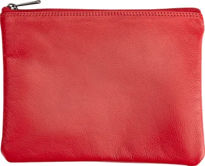 Produktbild von Josephine Osthoff Banktasche große Geldtasche Dokumententasche DIN A5 100% Echtleder mit Reißverschluss (943)