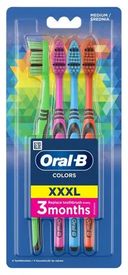 Obrázek produktu pro Oral-B Color Edition Zubní kartáčky, 4 kusy