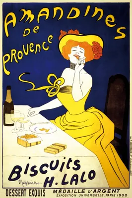 Obrázek produktu pro Leonetto Cappiello umělecký tisk obrazu - Amandines de Provence, 1900 (180 x 120 cm)