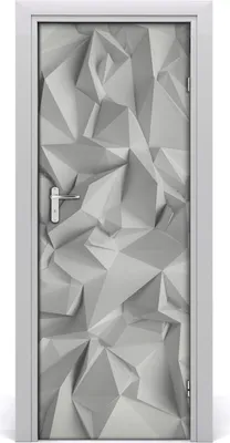 Produktbild von Tulup Türaufkleber 75x205 cm Dekorative Aufkleber Selbstklebend Wasserdichte Tapete Abnehmbar Schlafzimmer Wohnzimmer Wohnkultur - 3D-Abstraktion