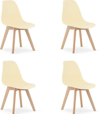 Obrázek produktu pro Židle KITO - krémová x 4