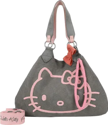 Produktbild von Fritzi aus Preußen Izzy Medium Hello Kitty fritzi  Canvas Shopper Tasche 42 cm