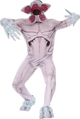 A full-body shot of a Demogorgon costume.