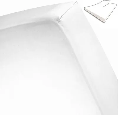 Produktbild von Cinderella - Spannbettlaken für Split-Topper (bis 15 cm) - Jersey - 180x200/210 cm - White