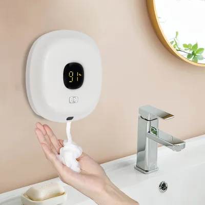 Produktbild von Sensor-Seifenspender, Wandmontage Seifenspender Automatisch für Küchen Und Badezimmer