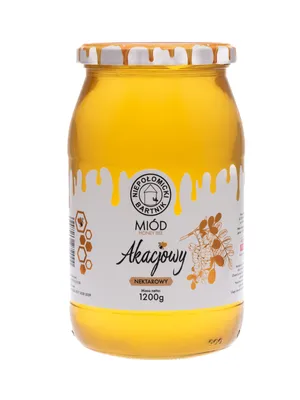 Produktbild von Flüssiger Akazienhonig 1200g Roh und Frisch Honig aus der Imkerei