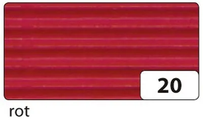 Zdjęcie produktu dla folia Bastelwellkarton, (B)500 x (H)700 mm, rot