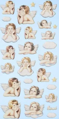Produktbild von Schaum-Sticker Puttenengel