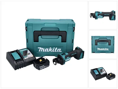 Produktbild von Makita DCO 181 RG1J Akku Rotationsschneider 18 V 32000 U/min Brushless + 1x Akku 6,0 Ah + Ladegerät + Makpac