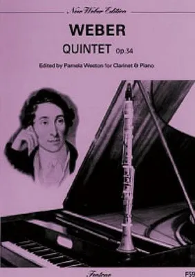 Produktbild von Quintet op.34 for clarinet and stringsclarinet and piano