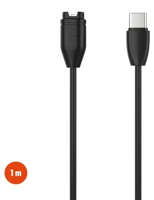 Obrázek produktu pro Nabíjecí USB-C kabel FIXED pro Garmin Fenix 5/6/7/7X/8, Epix, Venu 2/3/3S, Vívoactive 3/4/5, černý