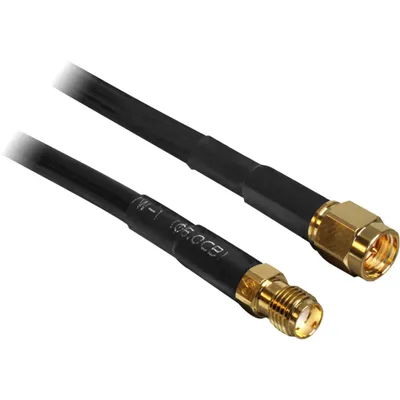 Produktbild von DeLOCK 10m SMA m/f, Schwarz, SMA, SMA