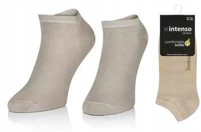 Produktbild von Intenso Herren Bambus Sneaker Socken mit Silberionen Größe 44-46