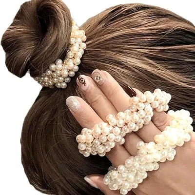 Produktbild von Haarband - Sensationeller Haarschmuck - Leicht - Universelle Größe - Weiß - Elastisches Design