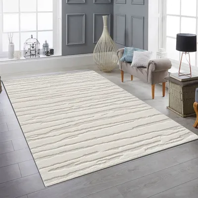 Produktbild von Moderner Designer Teppich mit Abstraktmuster Größe - 240 x 340 cm
