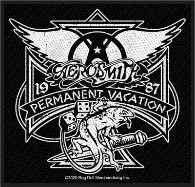 Produktbild von Aerosmith Permanent Vacation (Retail Pack) Aufnäher zum Aufnähen 100 x 100 mm