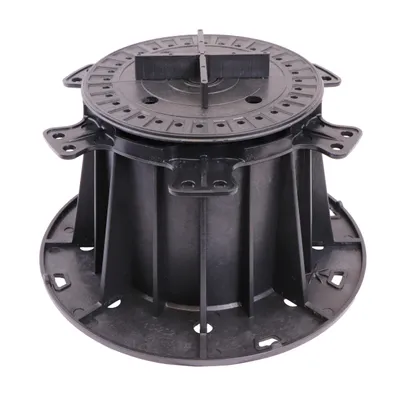 Produktbild von 1 Karton Plattenlager PRO für Beton Stein Keramikplatten Terrassenlager Stelzlager Stellfuß : 110 - 202 mm / 32 Stück