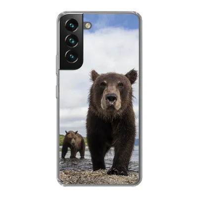 Produktbild von MuchoWow® Handyhülle Schutzhülle Hülle für Samsung Galaxy S22 Plus Bär - Küste - Wasser Silikon Softcase Handy Hülle - Schutzabdeckung