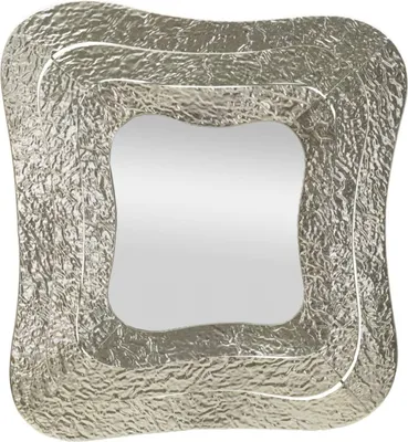 Produktbild von Dmora Spiegel Jari 74x79h cm Silber Strukturglas