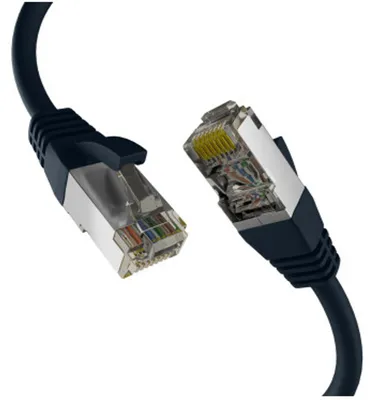 Produktbild von Efb Cat8.1 Schwarz 20M Rj45 Patchkabel S/Ftp Pimf