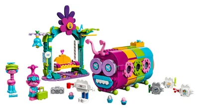 Produktbild von LEGO Trolls Regenbogen-Raupenbus - 41256, Bausatz, 6 Jahr(e), 395 Stück(e), 602 g
