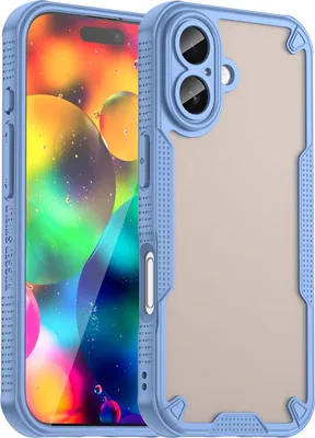 Obrázok produktu pre Puzdro pre Apple iPhone 17 - Zadný kryt Phonesta Shockproof Armor Polopriehľadné - Modrá