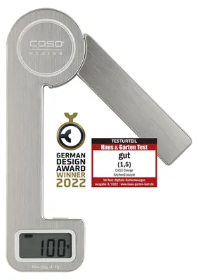 Productafbeelding van caso® 3266 caso® Küchenwaage Kitchen Ecostyle silber für max. 5,0 kg