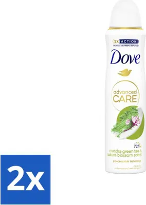 Produktbild von Dove Deodorant Spray - Matcha & Sakura - 150 ml - Vorteilspack - 2 Stücke