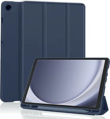 Zdjęcie produktu dla Techsuit etui Flex Trifold rysik Samsung Galaxy Tab A9 - Ciemnoniebieski
