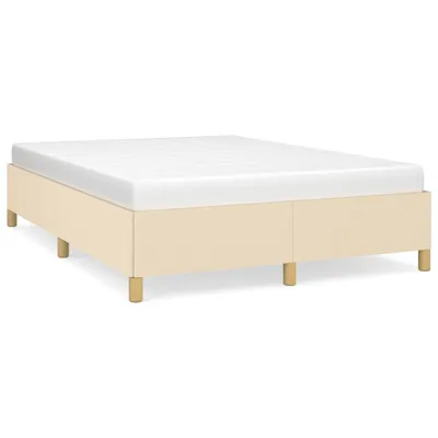 Obrázek produktu pro vidaXL Rám postele bez matrace krémový 140x200 cm látka
