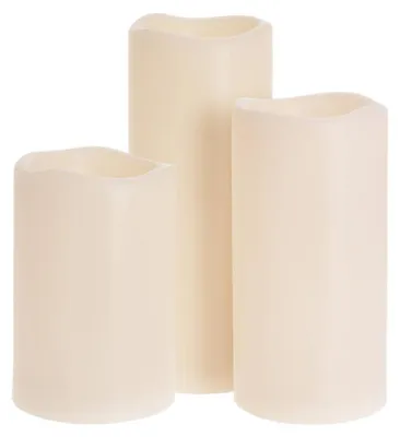 Produktbild von LED-Kerzen, Außendekoration, 3er-Set