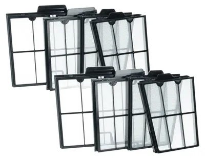 Produktbild von vhbw 8x Grobstaubfilter kompatibel mit Dolphin Prowler 930, 930W, 920 Poolsauger, Poolroboter - Grobfilter, 22 x 19,7 x 7,5 cm
