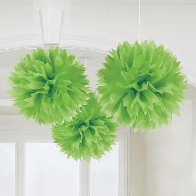 Produktbild von Fluffy Dekoball maigrün