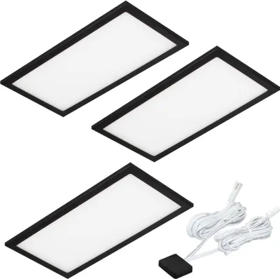Productafbeelding van LED-keukenlamp voor onder de kast, 3x6W, keukenlamp Basso, met infraroodschakelaar