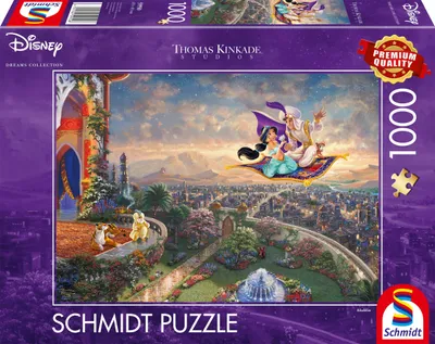 Produktbild von Schmidt Spiele Thomas Kinkade Studios: Disney - Aladdin, Puzzle, (1000