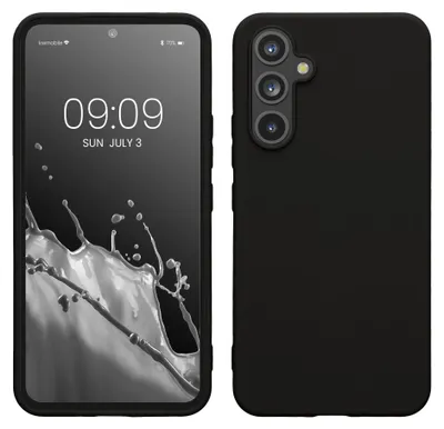 Produktbild von kwmobile Handyhülle für Samsung Galaxy A54 5G Hülle - TPU Case - Kabelloses Laden - Schutzhülle Cover in Schwarz