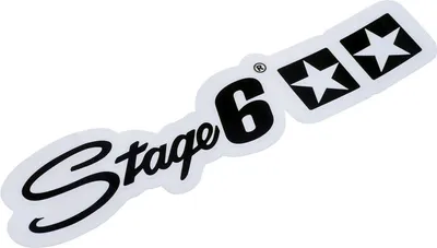 Produktbild von Aufkleber STAGE6 (Sticker) Schwarz