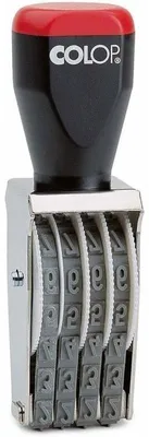 Produktbild von Razítko Colop 07004, číslovačka, 4 čísla, výška znaků 7 mm