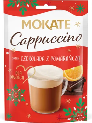 Zdjęcie produktu dla Kawa Cappuccino Czekolada Z Pomarańczą Deserowa Pianka Bez Ekspresu 40g
