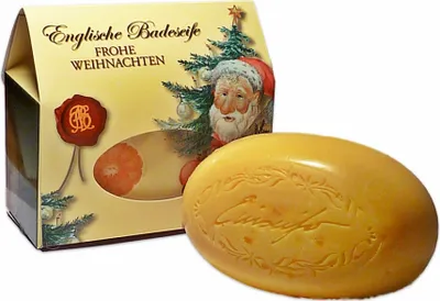 Produktbild von FROHE WEIHNACHTEN englische Badeseife Grapefruit & Orange 350g