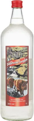 Produktbild von Wildsautropfen fruchtige Himbeernote 1,0 l - Brennerei Bauer