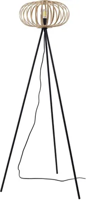 Produktbild von Lindby Dreibein-Stehleuchte Lielle, Bambus natur, Ø 40 cm